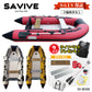 [1 year warranty included] 3m mini boat inflatable boat standard model rubber boat no preliminary inspection 2 horsepower requires no license SAVIVE SV-IB300