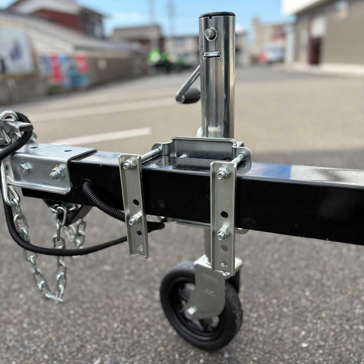 SV-TJ002 トレーラー ジャッキ スチール 最大荷重 680kg 1500LBS HK002