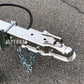 TC-03SUSP トレーラー カプラー ボール径2インチ フレーム幅85mm対応 ステンレス ポリッシュ 牽引 バイク キャンピングカー