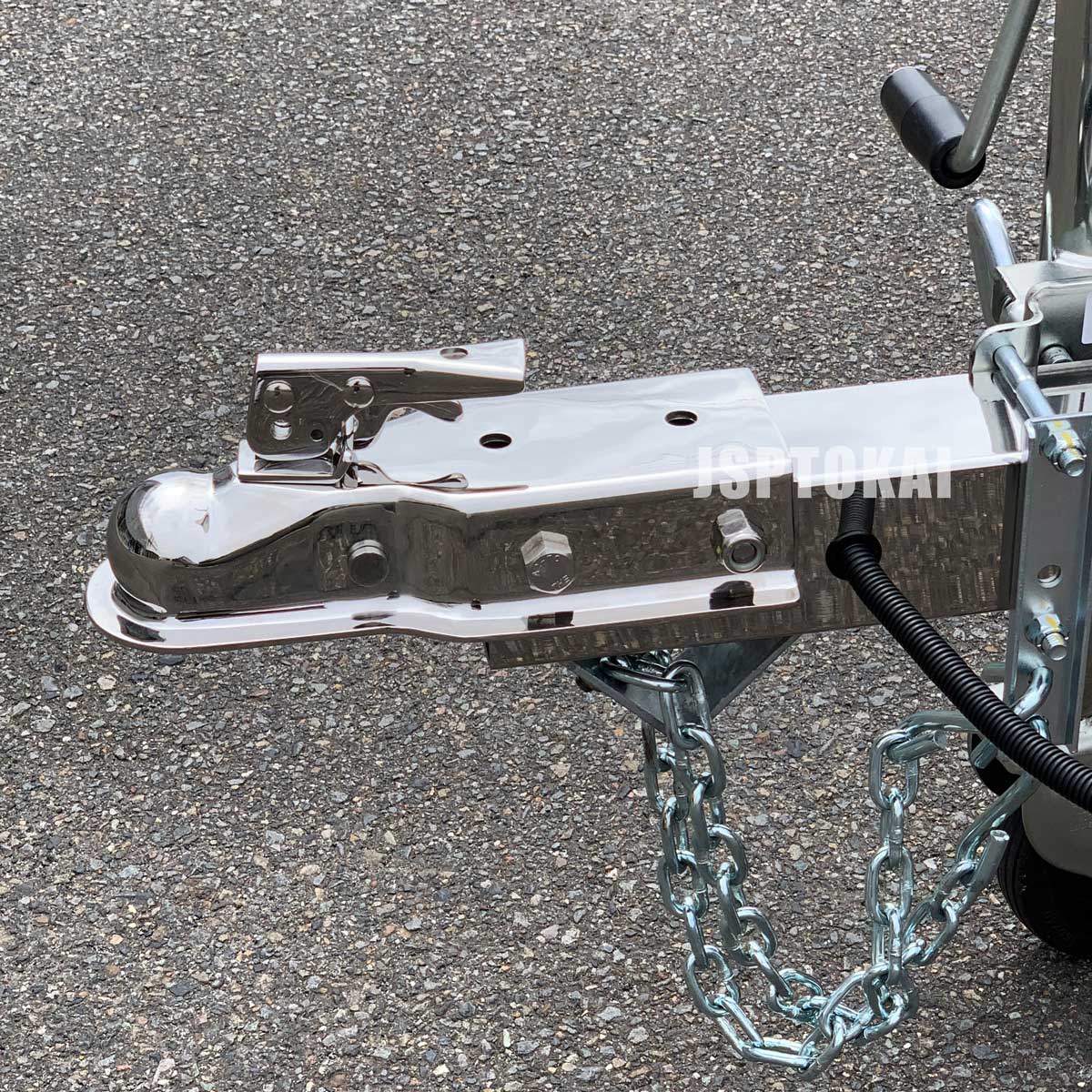 TC-03SUSP トレーラー カプラー ボール径2インチ フレーム幅85mm対応 ステンレス ポリッシュ 牽引 バイク キャンピングカー