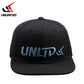 Sold out Unlimited Lace Cap UNLIMITED LOGO CAP Brand logo Cap Hat Black Flat UV care Support ULC0301