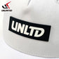 Sold out Unlimited Lace Cap UNLIMITED LOGO CAP Brand logo Cap Hat Black Flat UV care Support ULC0301