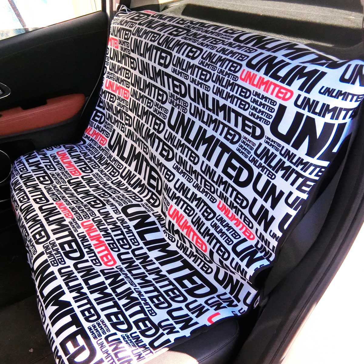 UNLIMITED Car Seat Cover, Wet Material, Waterproof, Car Rear Seat, Back Seat, Trunk Room, Unlimited, Stain Resistant, Waterproof, UNLIMITED ULC5531
