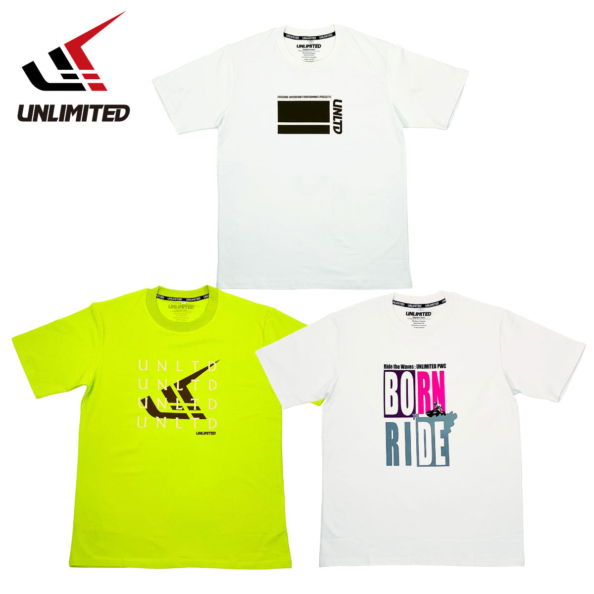 [New] UNLIMITED HYDRO T-shirt, unisex, SPF50, UV protection, stretch material, ULU241, ULU242, ULU243