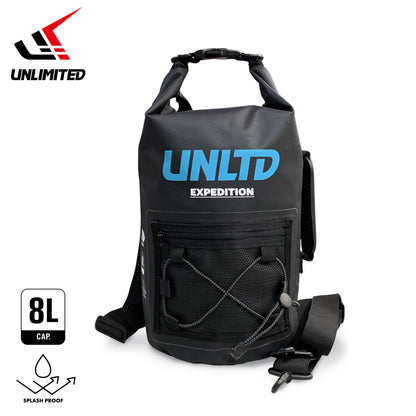 UNLIMITED 防水バッグ 8L ドライバッグ メンズ レディース ショルダー リュック 浮き袋にもなる アンリミテッド ULW835 2026新作
