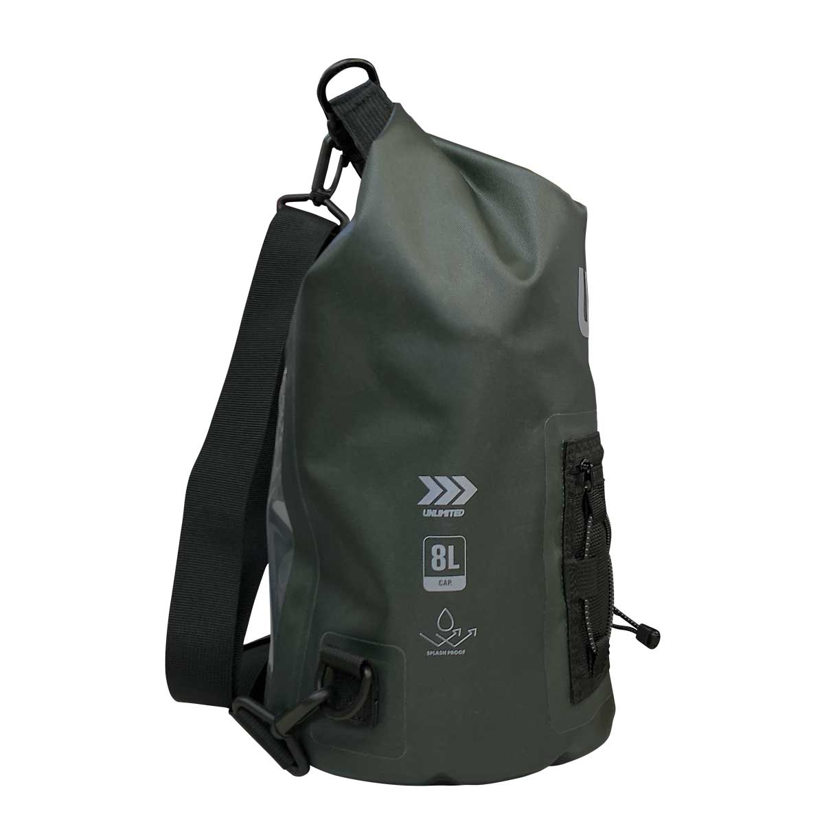 UNLIMITED 防水バッグ 8L ドライバッグ メンズ レディース ショルダー