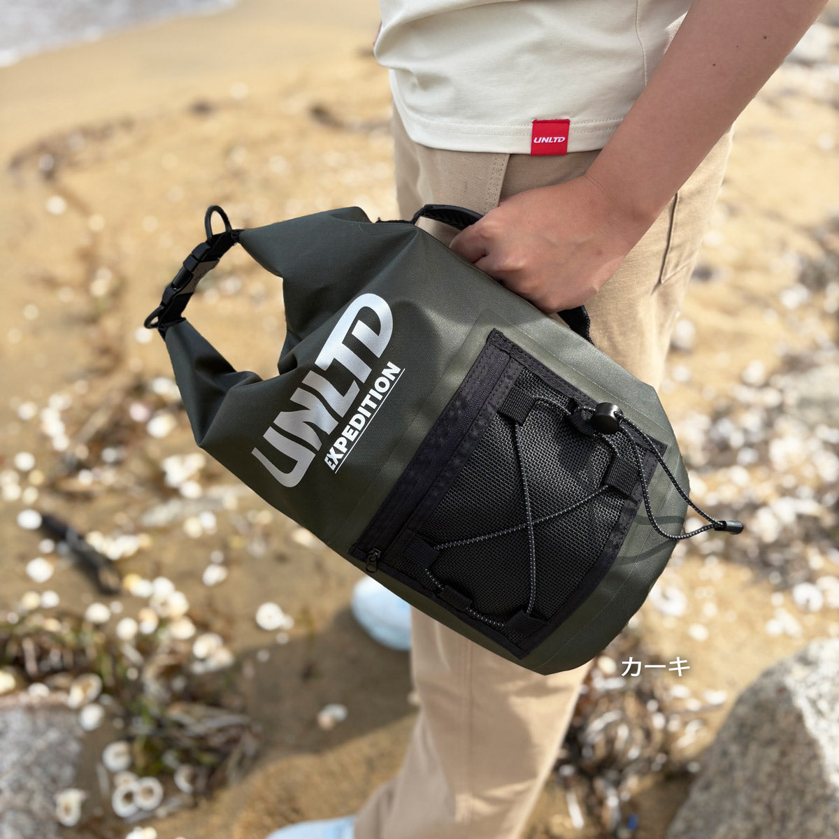 UNLIMITED 防水バッグ 8L ドライバッグ メンズ レディース ショルダー リュック 浮き袋にもなる アンリミテッド ULW835 2026新作