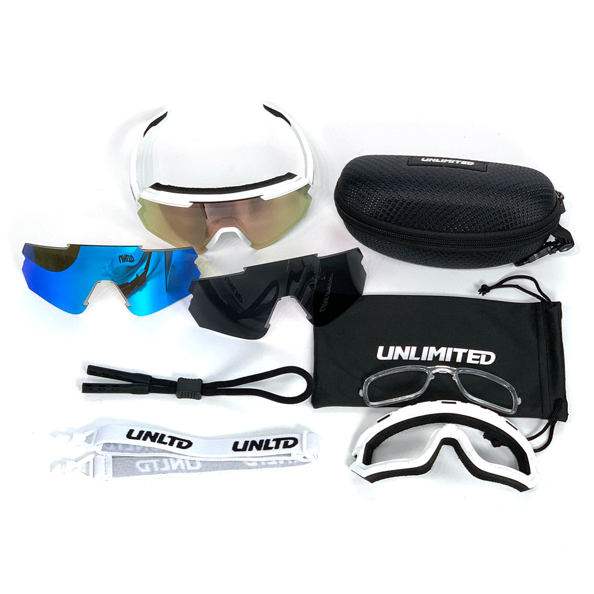 UNLIMITED デュアルフレクションサングラス ゴーグル ハイブリッド メンズ レディース 偏光 2WAY マリンスポーツ ジェットスキー アンリミテッド USG0710 2026新作