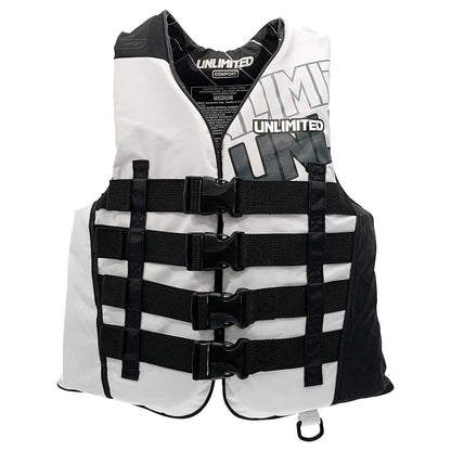 UNLIMITED COMFORT UV2302 Life Jacket Men's Jet Ski Life Vest Nylon Vest Small Special JCI Preliminary Examination USCG