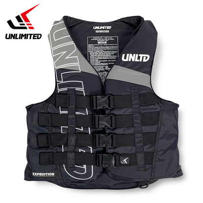 UNLIMITED ナイロンベスト ライフベスト ライフジャケット 大人用 EXPEDITION アンリミテッド UV2602 2026新作