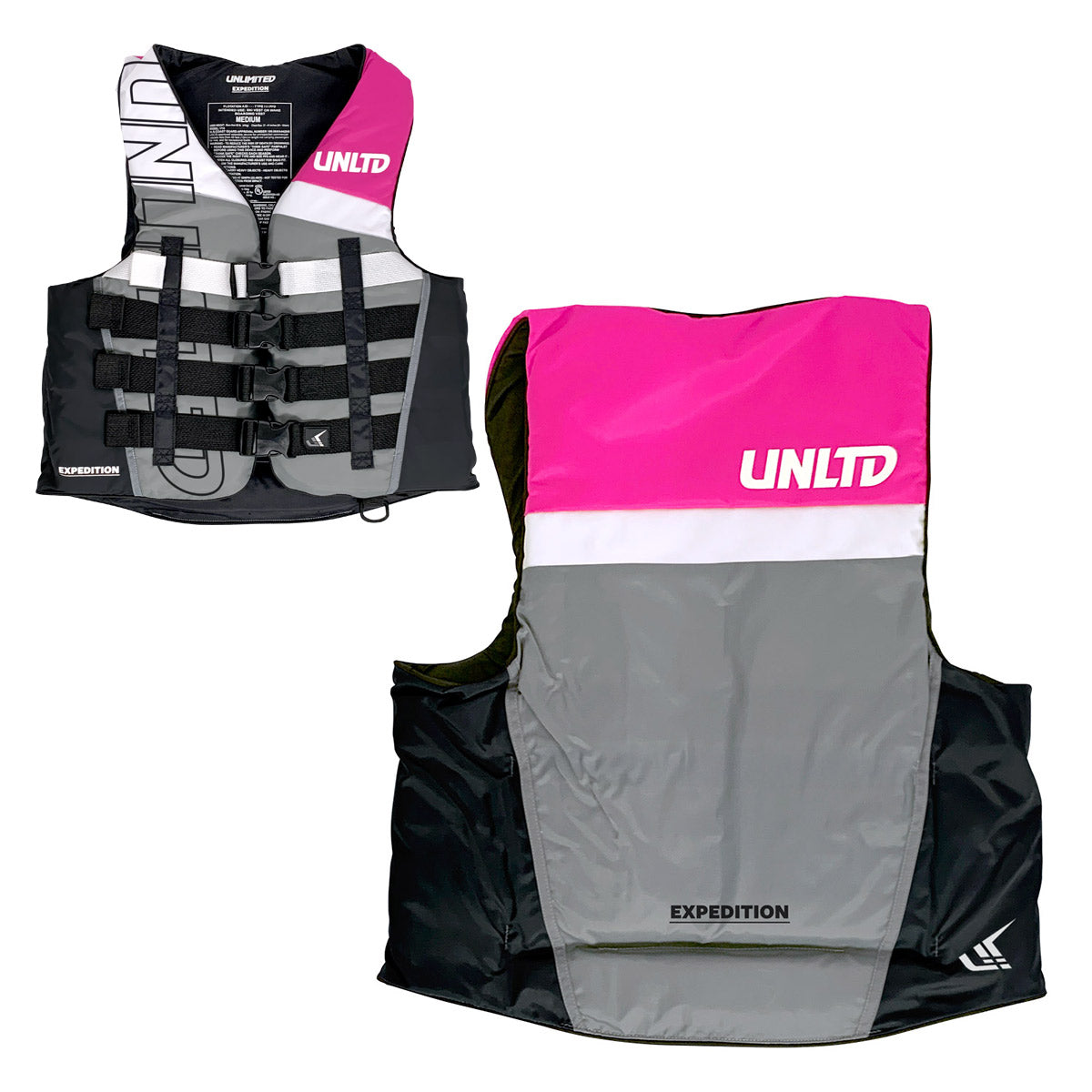 UNLIMITED ナイロンベスト ライフベスト ライフジャケット 大人用 EXPEDITION アンリミテッド UV2602 2026新作