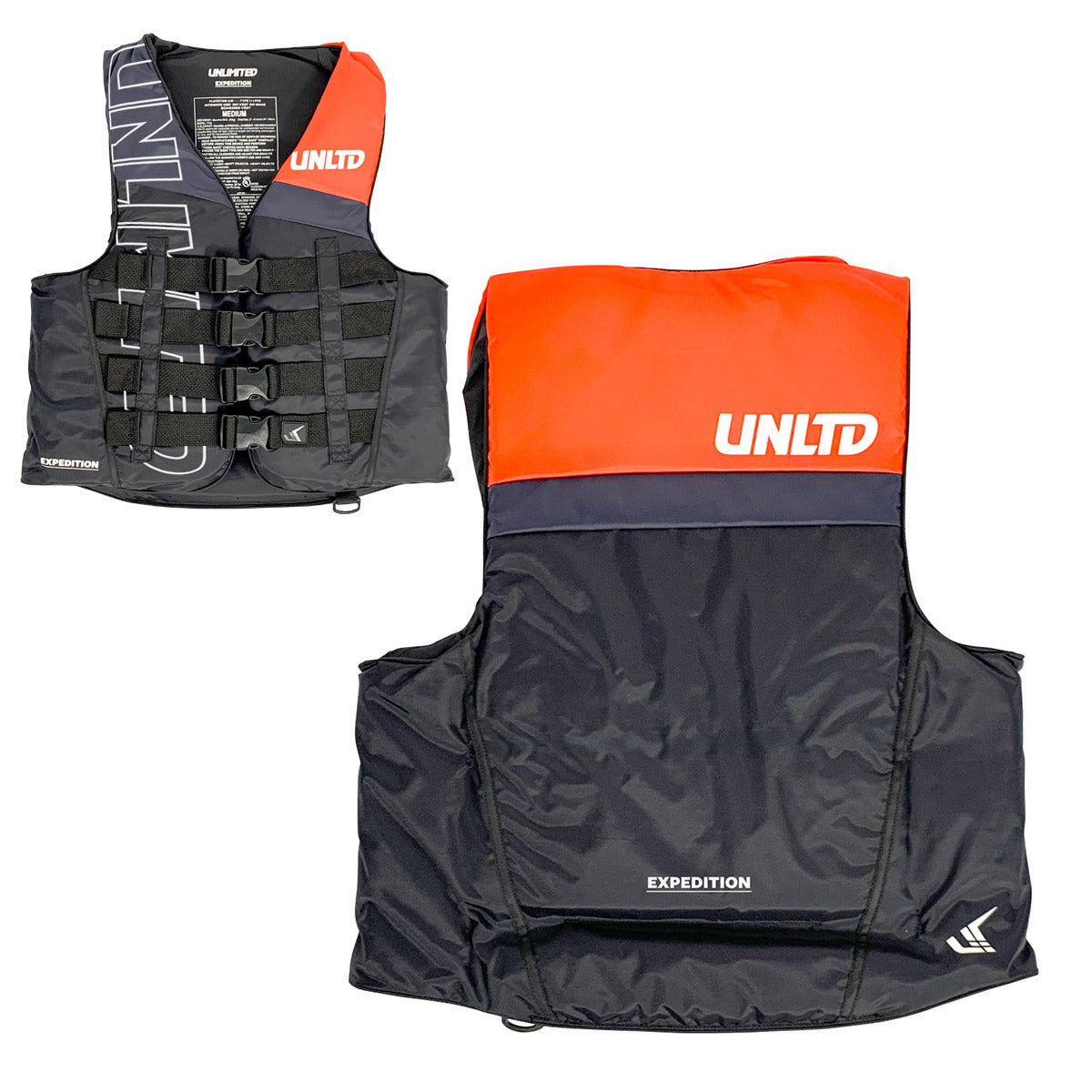 UNLIMITED ナイロンベスト ライフベスト ライフジャケット 大人用 EXPEDITION アンリミテッド UV2602 2026新作