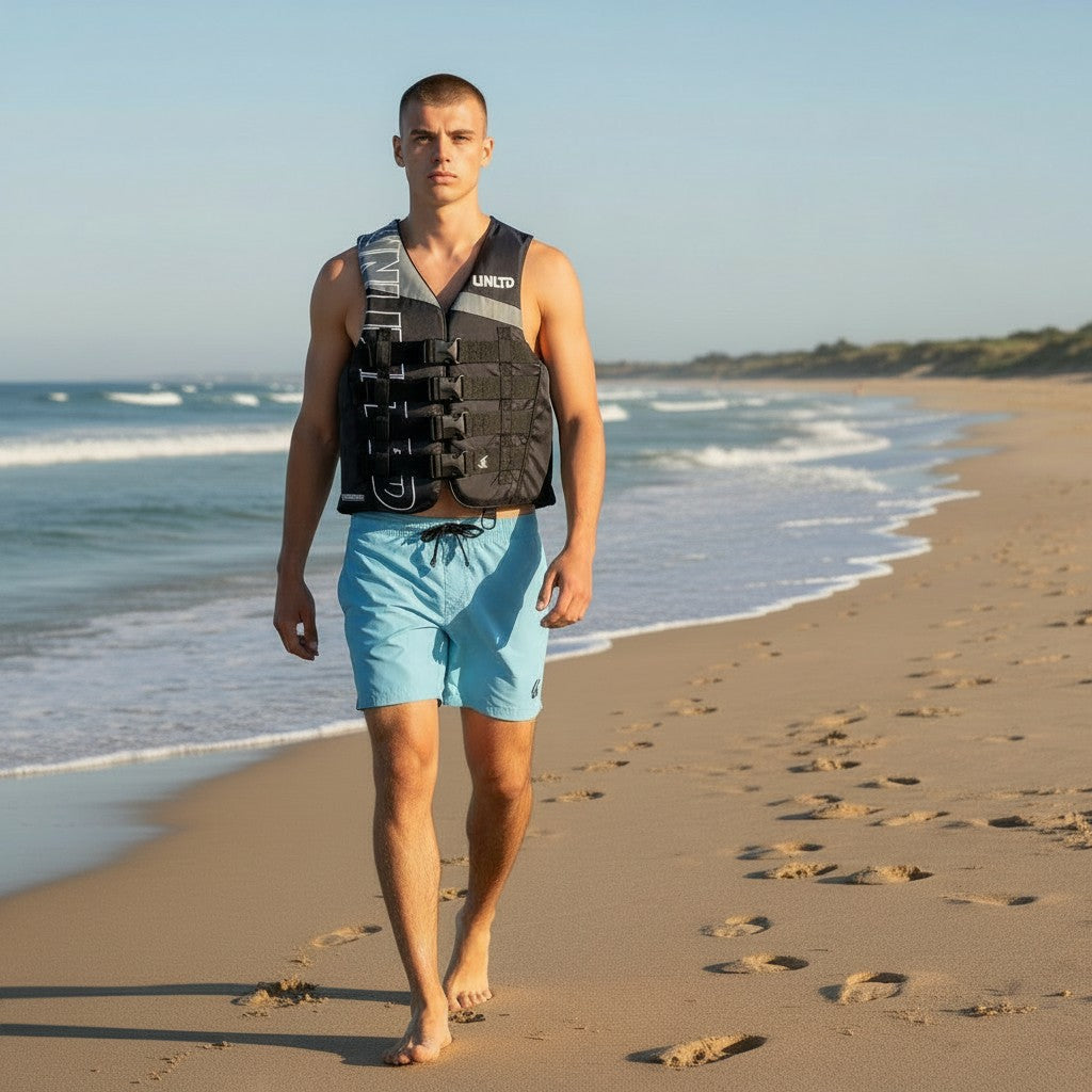 UNLIMITED ナイロンベスト ライフベスト ライフジャケット 大人用 EXPEDITION アンリミテッド UV2602 2026新作