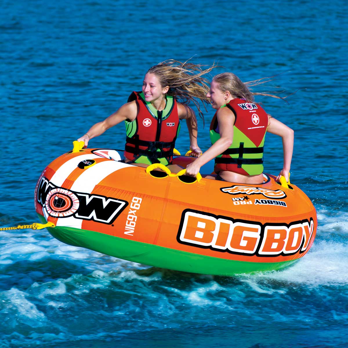 [Limited Set] WOW BIGBOY RACING W15-1130 Water Toy Banana Boat Towing Tube Rubber Boat 