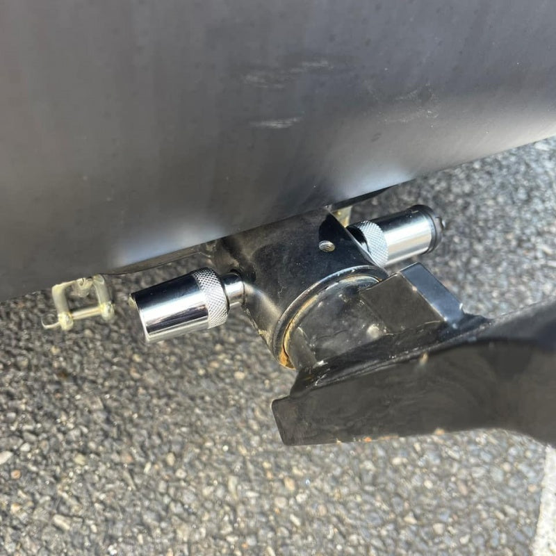 Pole Mount Lock Key Straight Steel Receiver Lock Trailer Parts Tow Vehicle Safety Key Key Transporter Anti-Theft 045606