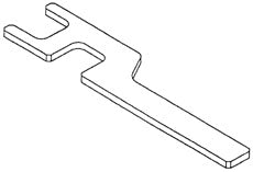 Shaft wrench Kawasaki Kawasaki genuine tool [12F / 15F] 57001-1551