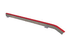 TIGHTJAPAN TIGHTJAPAN Steel Flat Rail [1830mm] 1 piece 0407-00 MAX Trailer Parts
