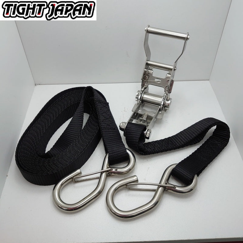 TIGHTJAPAN Standard Ratchet Tie Down Stainless Steel with Stopper Genuine 0716-20