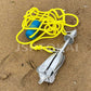 Holding Anchor 3.2kg Melt Galvanized [Rope Bag Set with Float] Folding Anchor 1503-RB