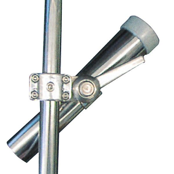 Rail rod holder (one-touch lever type) stainless steel