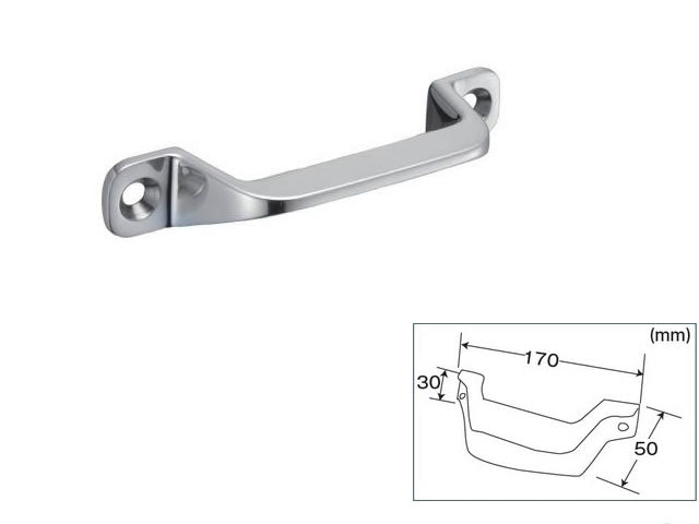 TAC Tsumori Alloy Stainless Steel Step Handle 32355 Transom Handle