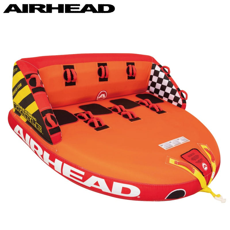 AIRHEAD Airhead GREAT MABLE Capacity 4 people Rubber boat 43055 Banana boat Water toy Towing tube
