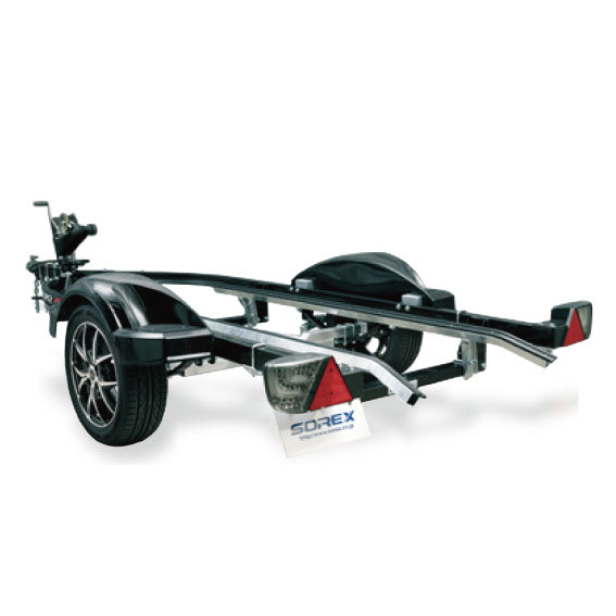 SOREX ZERO 500B trailer 1 boat capacity steel body small car 500kg 