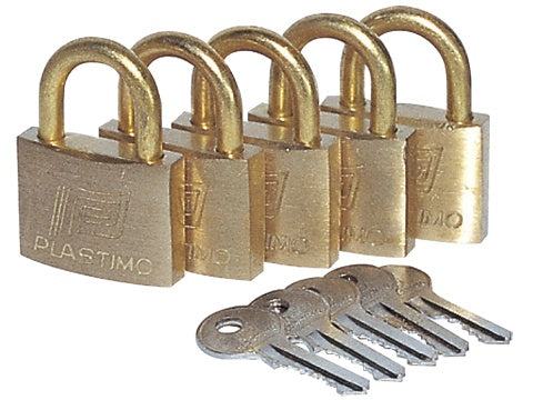 Marine padlock L size set of 5 PLASTIMO 17582