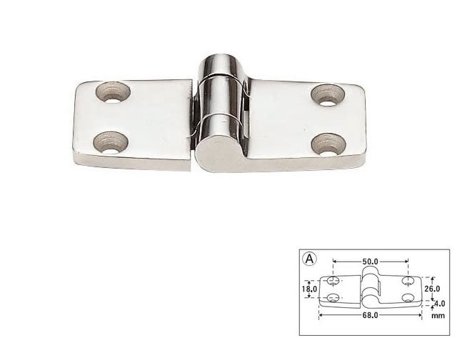 Stainless steel hinge [square type] (lost wax)