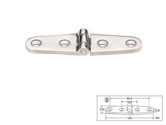 Stainless steel hinge [round type] (lost wax)