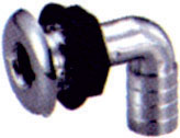 Bilge Pump Hose Suruhal Elbow L Type [Chrome] For 19mm Hose