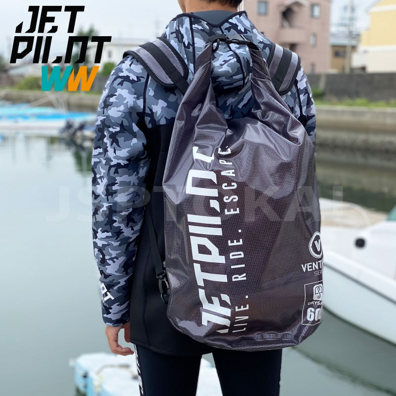 JETPILOT Jet Pilot Roll Top WATERPROOF BAG 60 Liters Waterproof Bag Tarpaulin Boat Beach Swimming Pool