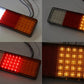Triple Tail Lamp LED Lights Trailer Parts Boat Trailer PWC Trailer Personal Watercraft Towed AG09227-1