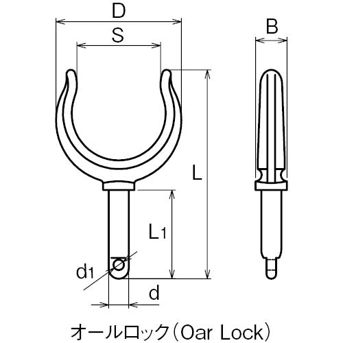 All lock SCS13 (equivalent to SUS304) Asano Metal Industry Co., Ltd. ASANO