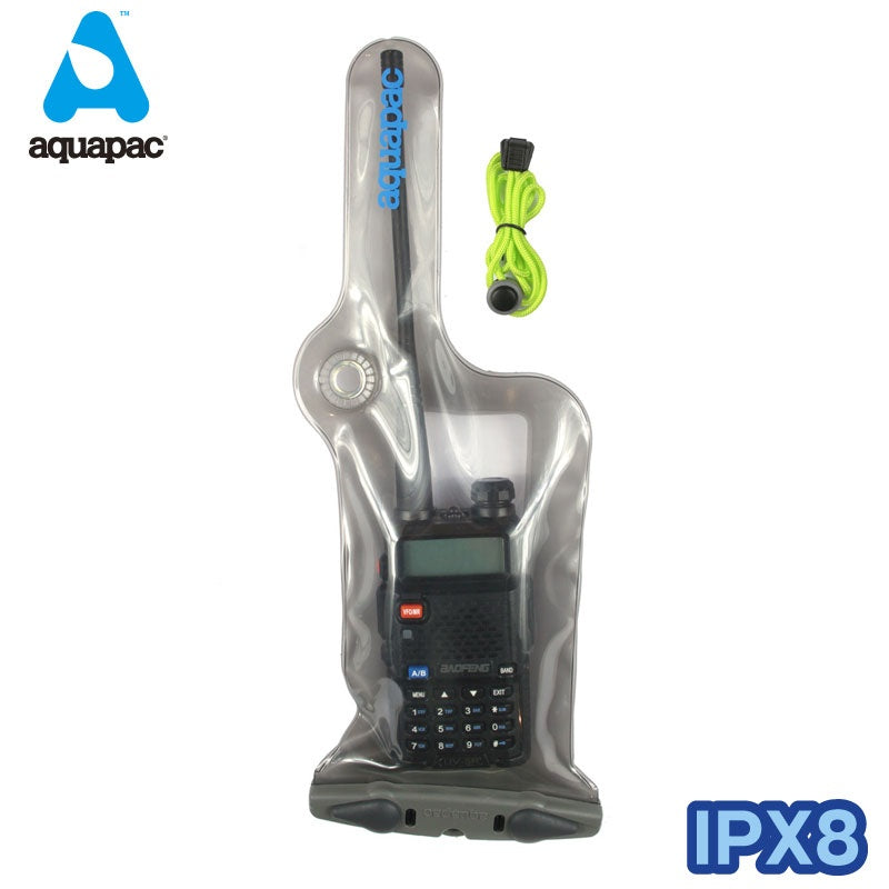 Radio Black Walkie Talkie Mini Waterproof Case Conversation OK IPX8 AQUAPAC Aqua Pack 208 Product Number AQ1208