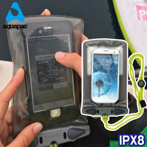 AQUAPAC Mobile Phone Smartphone Case Completely Waterproof AQUAPAC 110x167mm iPhone Marine Sports Sea Swimming Pool AQ1348