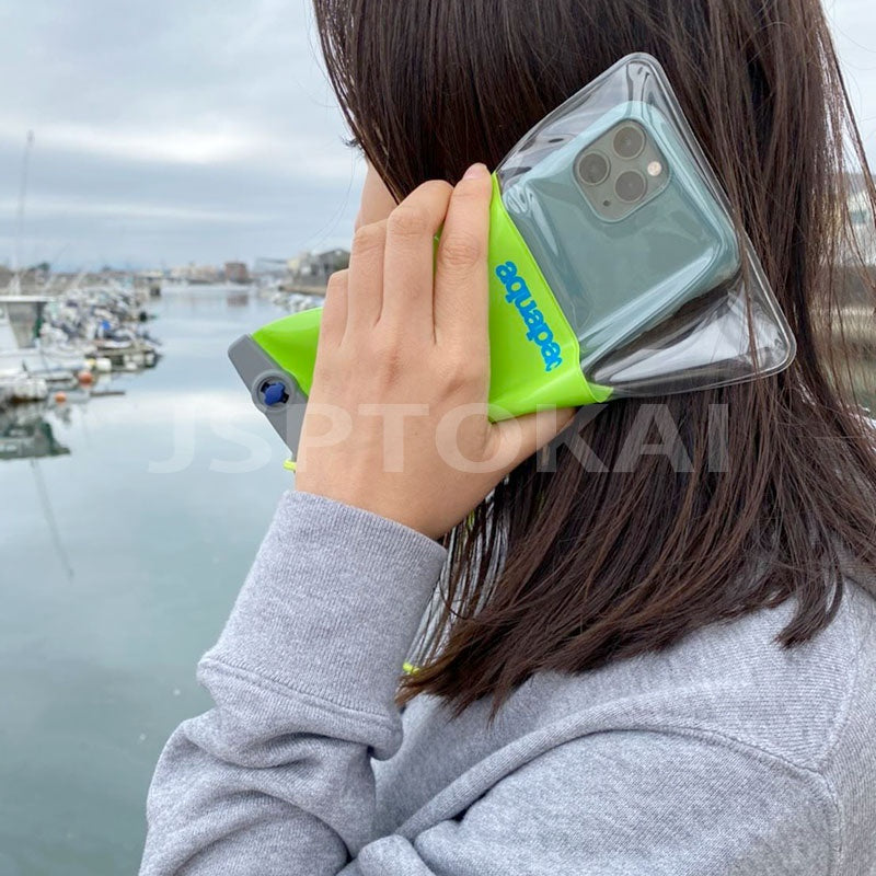 AQAUPAC　携帯電話 スマホ ケース プラスプラス 完全防水5M　iPhone ガラケー防水防汚 マリンスポーツ 海 海水浴 プール
