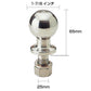 Steel 1-7/8 inch hitch ball BS-33 [Shaft diameter: 25mm] Steel trailer parts towing connection boat trailer