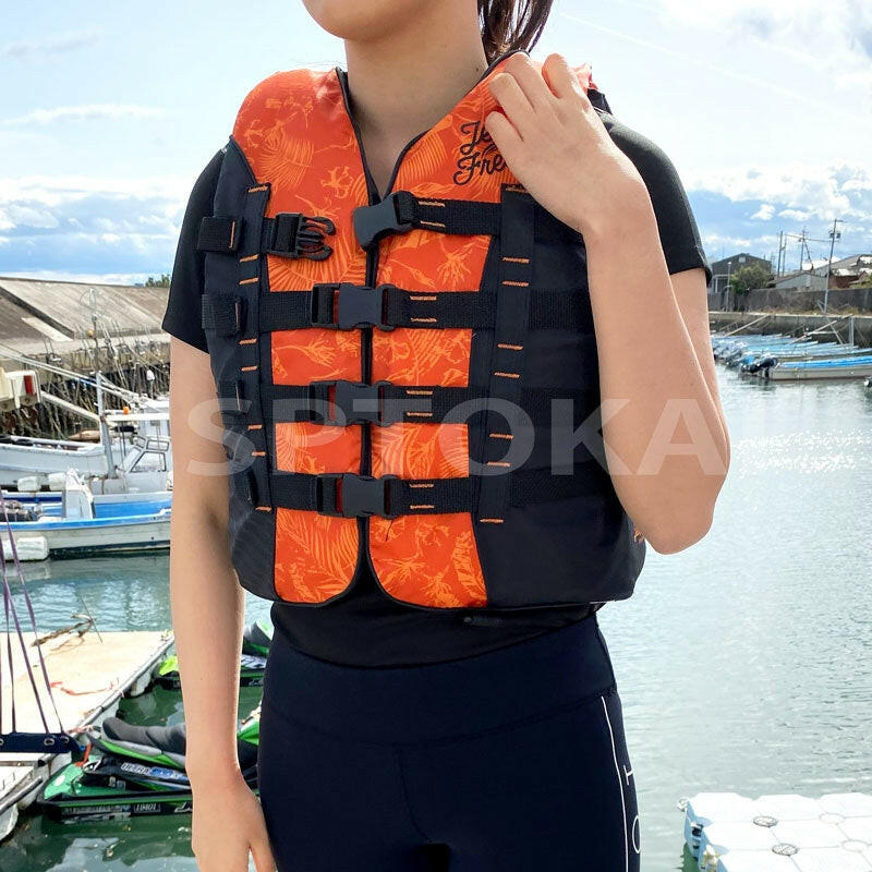 【20%OFF】JETFREAK ジェットスキー 小型船舶 特殊 ライフジャケット 女性 レディース FLVｰ2221
