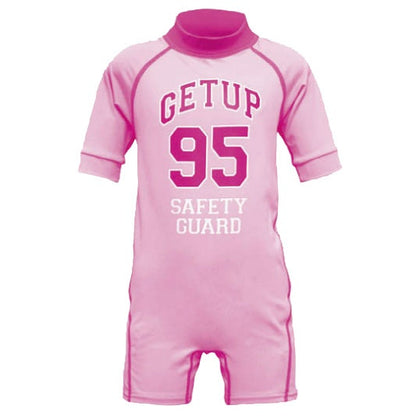 [Half price] Swimsuit for children, amphibious, rompers, kids, babies, swim suits, marine sports, water play, beach, pool, sunburn, injury prevention, GETUP rash guard, GSS-361