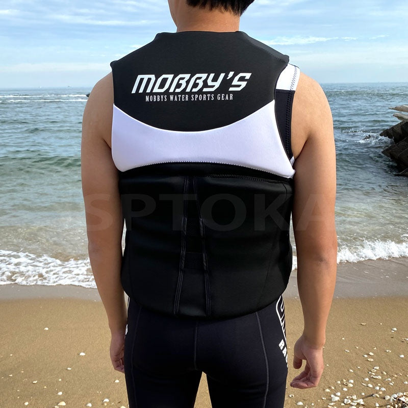 MOBBYS ライフジャケット 救命胴衣 ジェットスキー 水上バイク モビーズ フロントファスナー ネオプレン コーストガード JCI検査 JA-7730