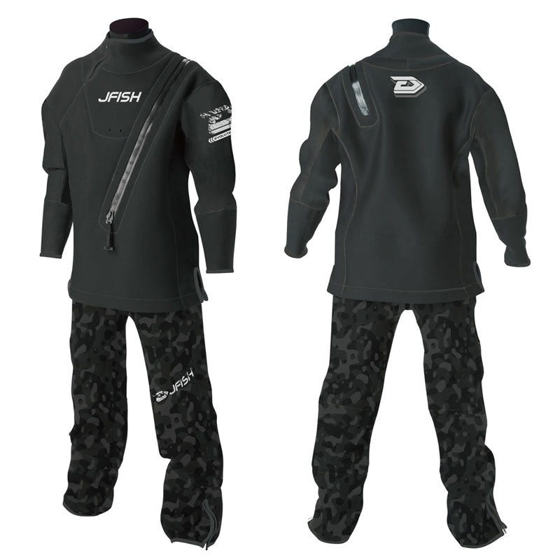 J-FISH Wet Dry Suit Ankle Type Neoprene Seal Jet Ski Wakeboard Winter Wet Suit