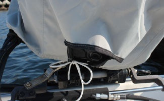 Outboard motor cover 15HP or less Outboard head cover Awning fabric UV treatment Waterproofing ATLAS sheet