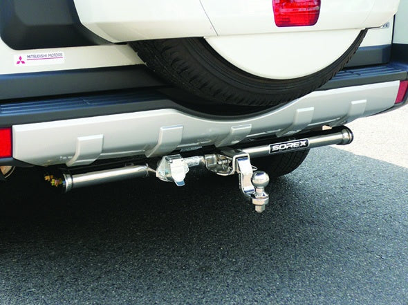 Mitsubishi Pajero V97W/V93W/V98W combination hitch member half stainless steel SOREX MI-045 [Directly shipped from manufacturer, no cash on delivery]