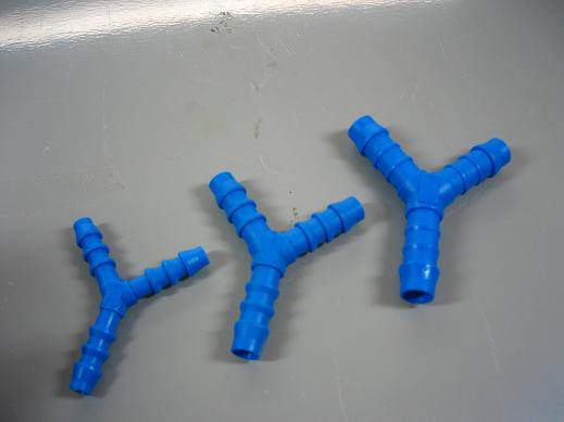 NHY plastic nylon fitting Y-shaped pipe 6×6×6