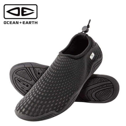 O&amp;E REEF WALKER BOOT Surf Boots Marine Shoes Wetsuit Men's Black Chloroprene