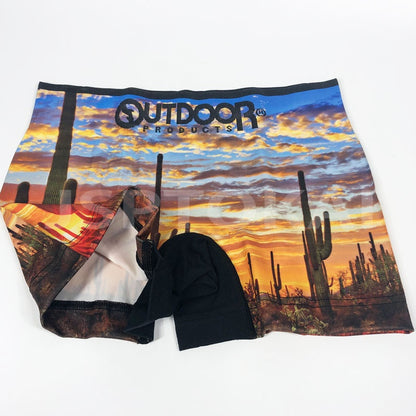 【50%OFF】OUTDOOR  アウトドアボクサーパンツ サボテン パームツリー カラべラ ストレッチ/アウトドア/メンズ/outdoor 男性下着 サーフィン