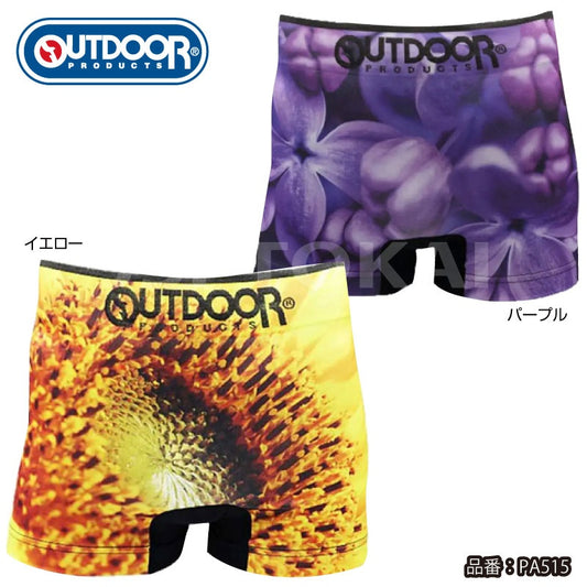 OUTDOOR ボクサーパンツ  フラワー　ストレッチ/アウトドア/メンズ/outdoor ボクサーパンツ･成型