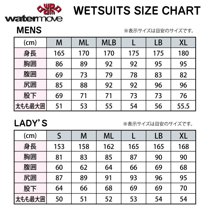 【50%OFF】WATERMOVE スーパーライト　ウエットスーツ  1.5mm レディース 女性