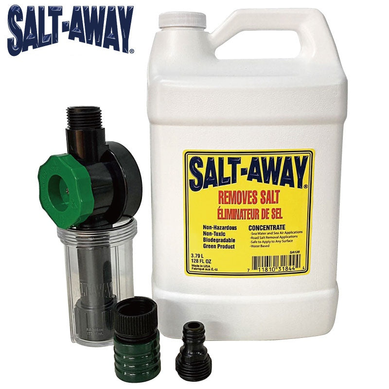 SALTAWAY Undiluted Solution 3784ml Mixer Set Salt Damage Corrosion Inhibitor Maintenance Jet Ski PWC Boat Remover SA-128M